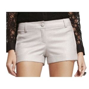 Express Silver Shorts Sz 00